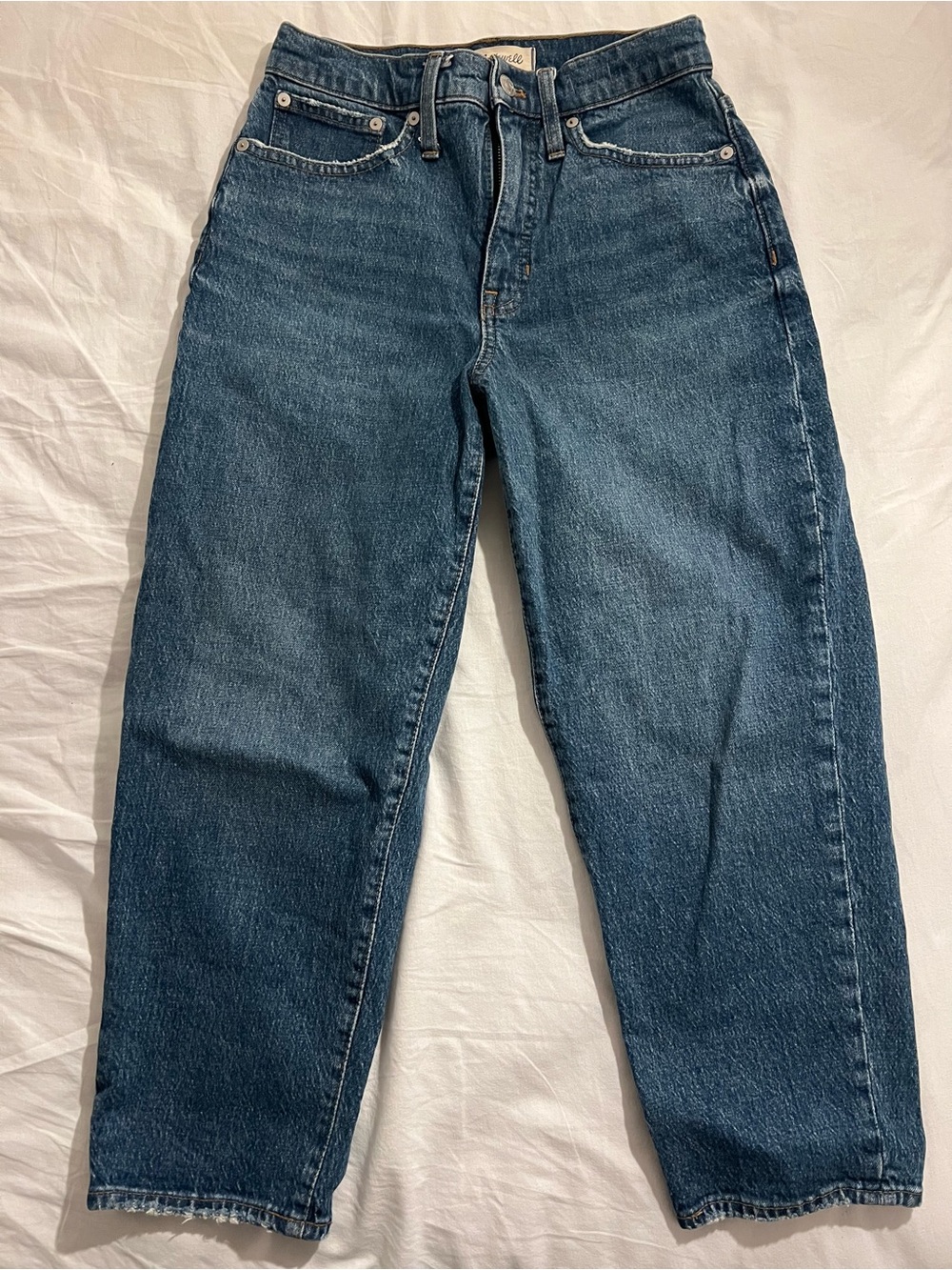Madewell Balloon Women’s Dark Blue Denim Jeans 26P